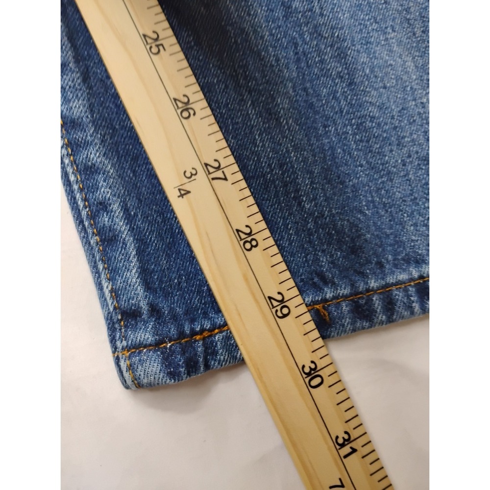 Levis 501 Original Mens Medium Wash Blue Denim Straight Leg Jeans 38x30 Faded - Picture 5 of 12
